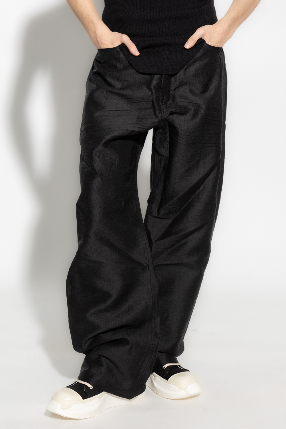 Black Wide leg trousers Rick Owens - Vitkac Canada